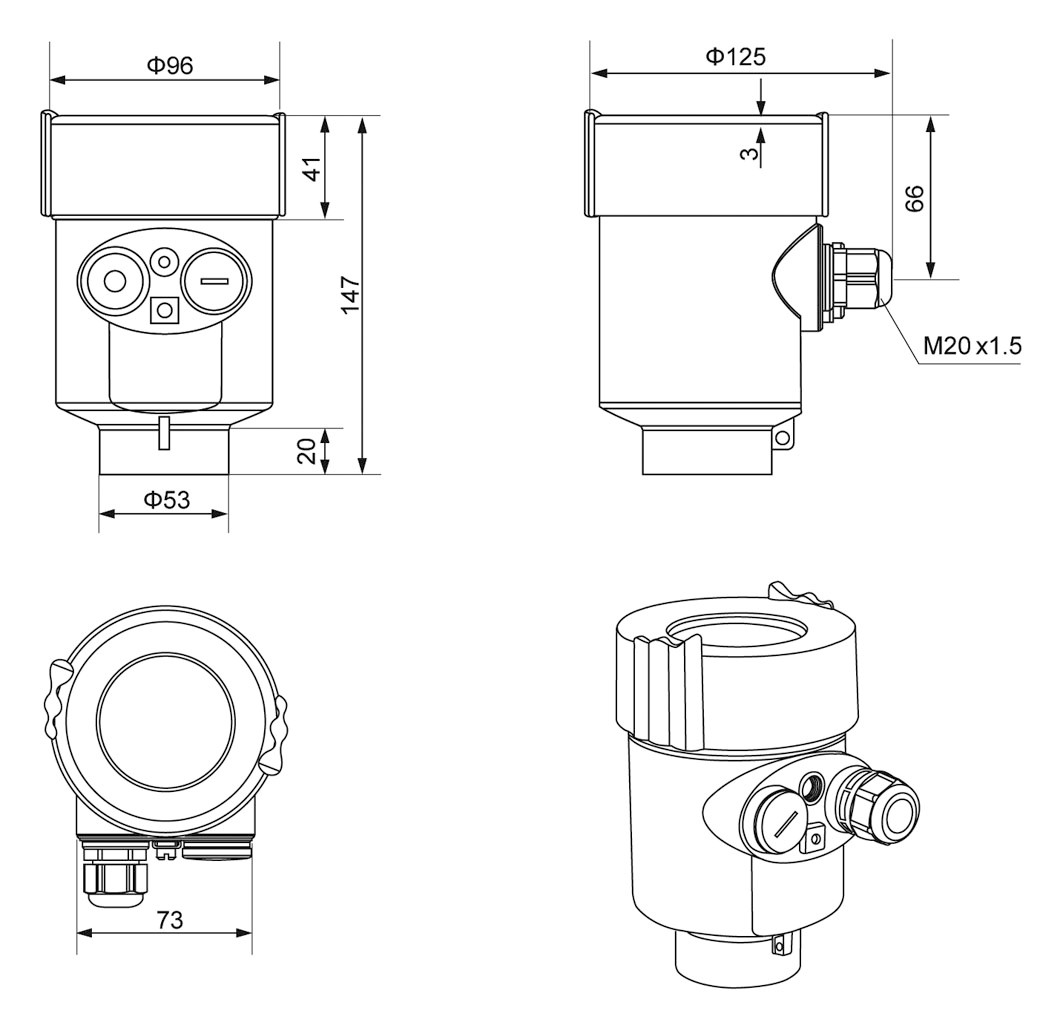 HRRD730X结构尺寸